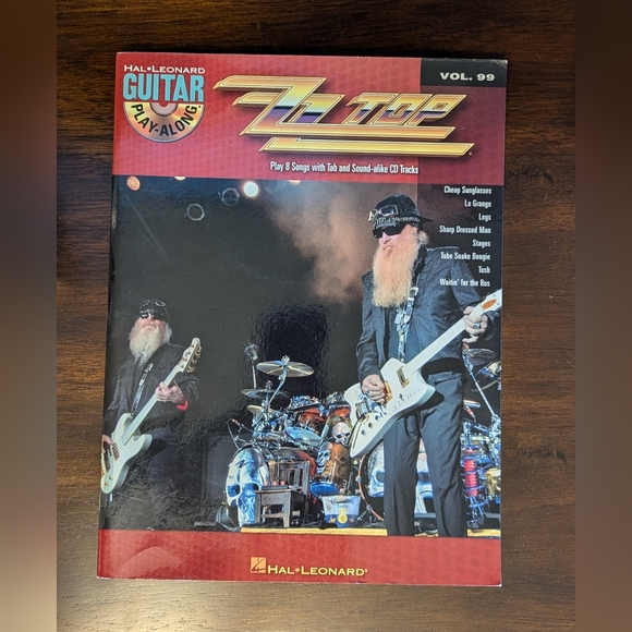 ZZ Top Hall Leonard Guitar Play Along Vol.99 - Picture 4 of 4